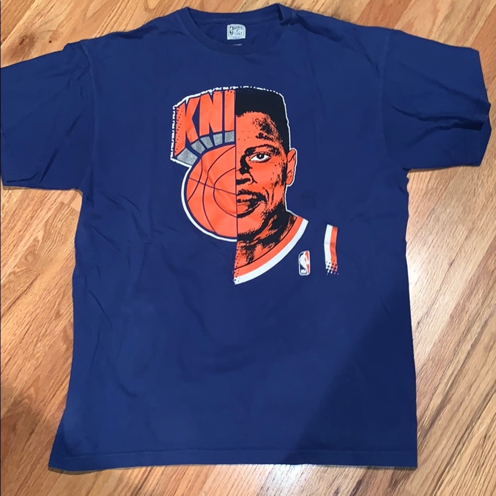 NBA Blue and Orange Graphic Tee
